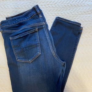 American Eagle dark, stretchy, skinny jeans
